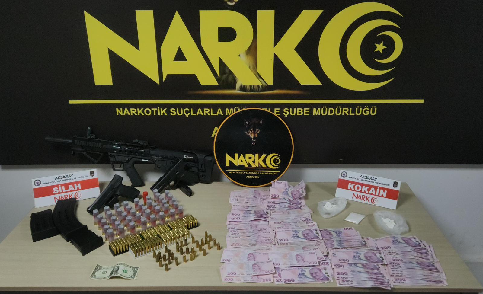 Aksaray'da Büyük Uyuşturucu ve Silah Operasyonu: 1 Şüpheli Tutuklandı